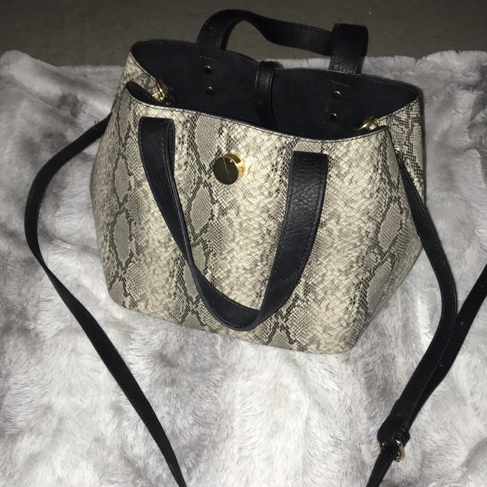 snakeskin purse